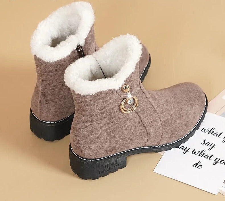 Guccique™ | Gevoerde half hoge winterlaarzen - Afbeelding 7