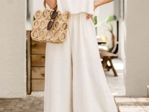 Biancaâ„¢ | Jumpsuit met Wijde Pijpen