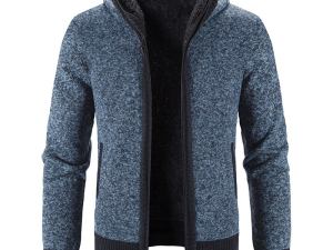 Noble™ | Luxe Dikgebreid Herenvest met Fleecevoering