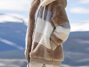 Livona | Pluche Vest met Capuchon