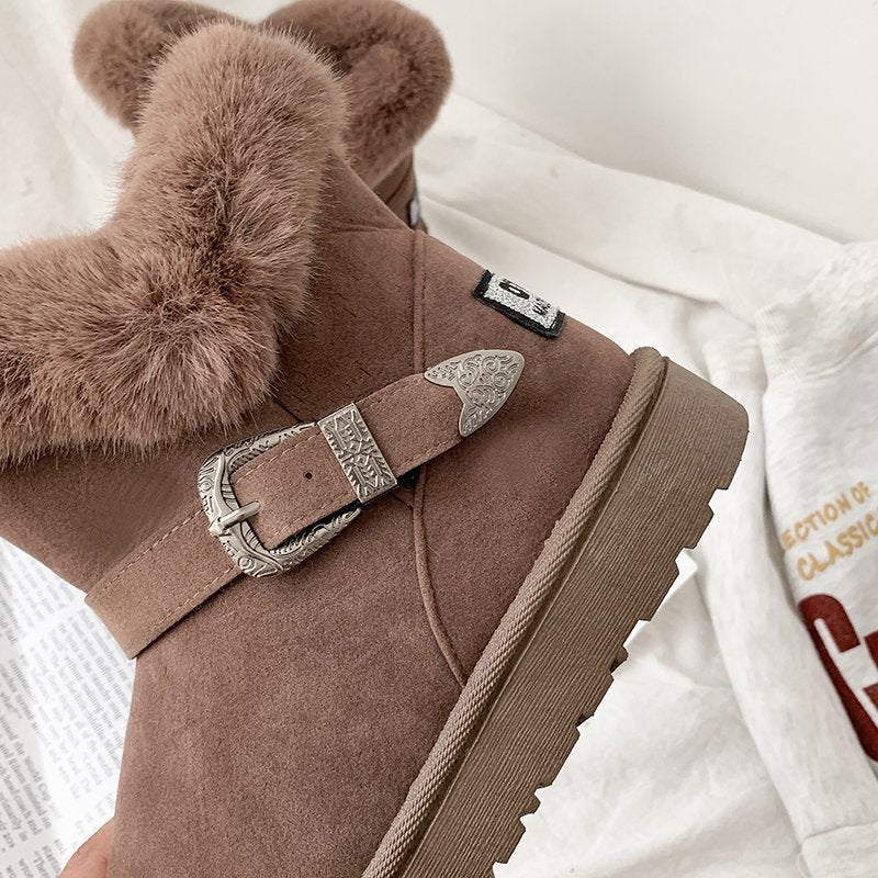 Diourry™ | Luxe half hoge gevoerde winterlaarzen - Afbeelding 7