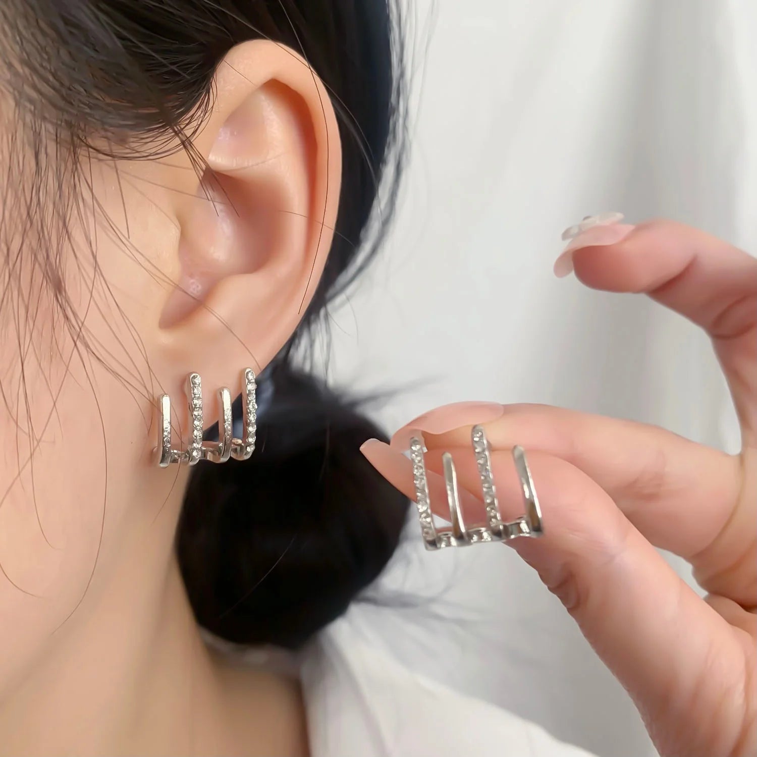 Claw™ - Oorpiercing oorbellen - Afbeelding 4