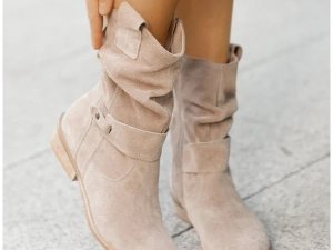 Burberé™ | Half hoge winterlaarzen met hak voor vrouwen