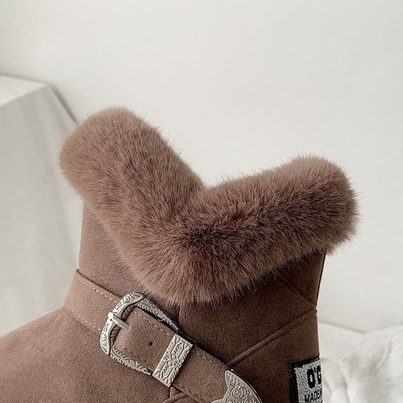 Diourry™ | Luxe half hoge gevoerde winterlaarzen - Afbeelding 6