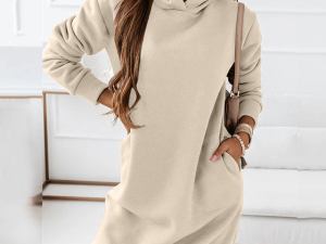 Samanthaâ„¢ | Lila Comfortabele Hoody Jurk