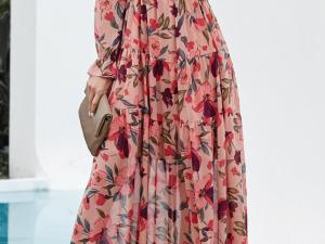Florale Chicâ„¢ | Lotus Maxi Jurk