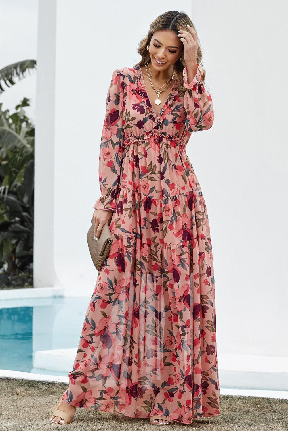 Florale Chicâ„¢ | Lotus Maxi Jurk - Afbeelding 5