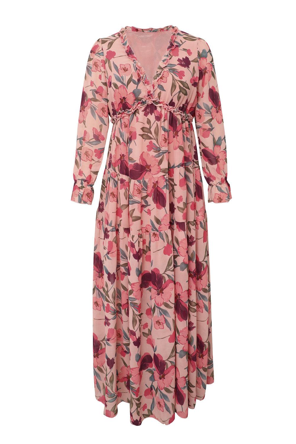 Florale Chicâ„¢ | Lotus Maxi Jurk - Afbeelding 6