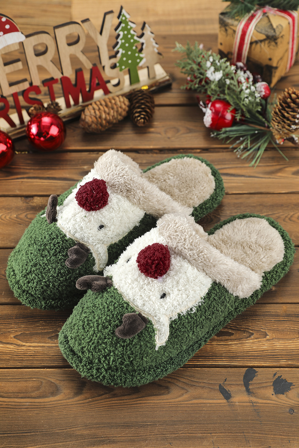 Nordli™ | Warme Kerst Rendier Sloffen - Afbeelding 5