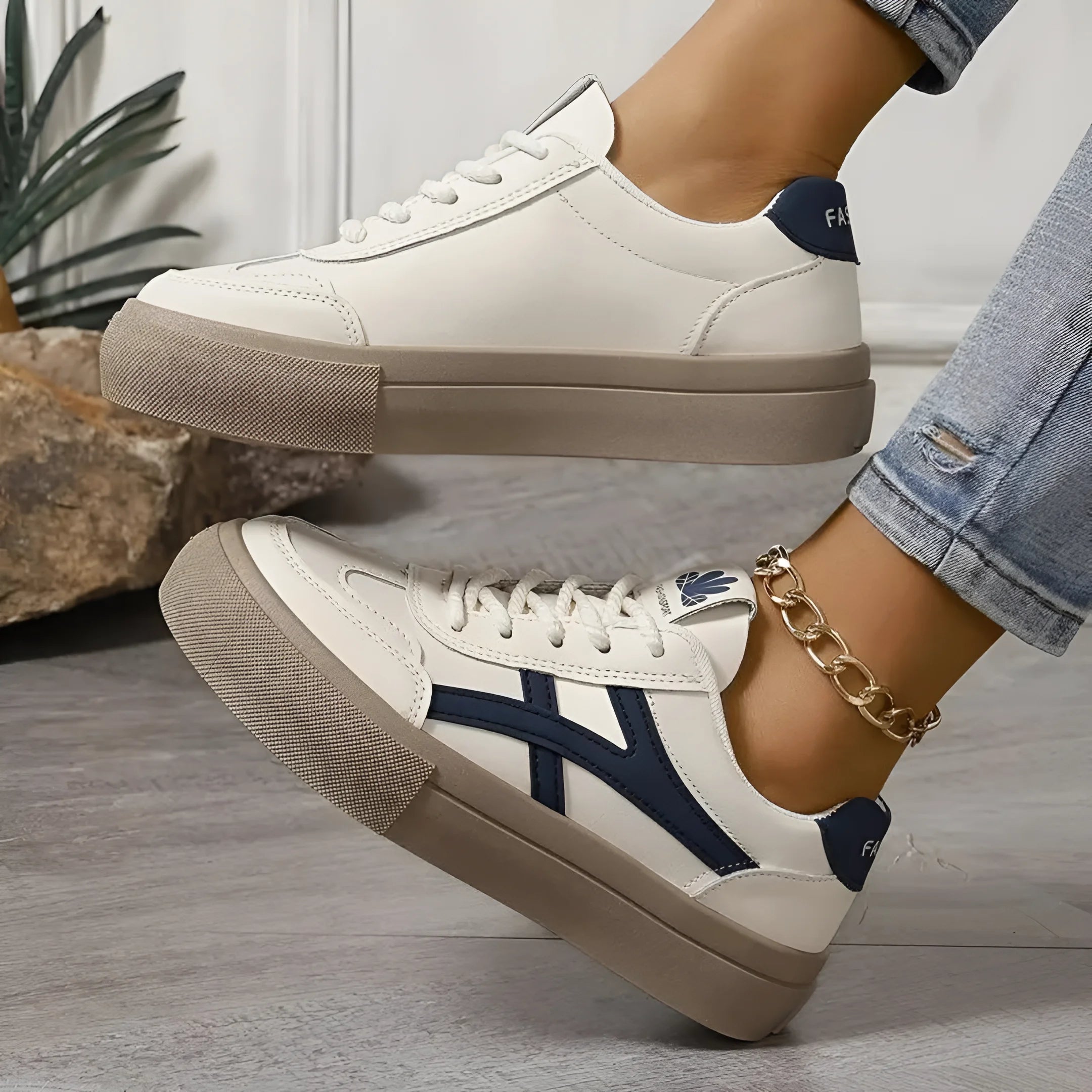 Ava™ | All-Match Witte Sneakers - Afbeelding 2