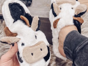 Moolooâ„¢ | Pluche Koe Sloffen