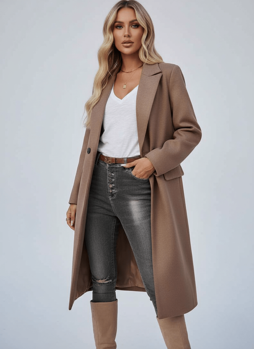 Celina™ | Getailleerde Rechte Damesjas