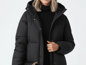 Liora™ | Lange Jas met Capuchon van Katoen