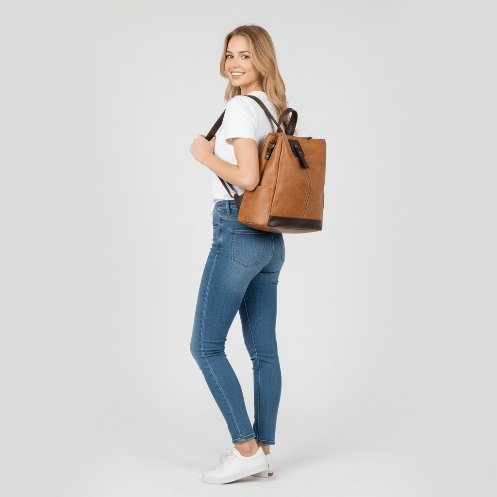 Mila™ | Modieuze Anti-Diefstal Rugzak voor Vrouwen - Afbeelding 2