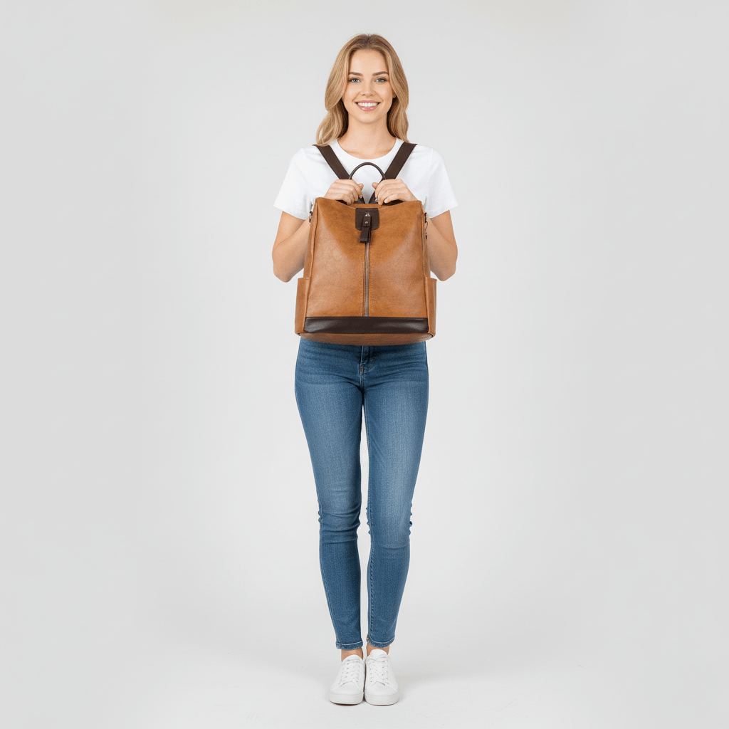 Mila™ | Modieuze Anti-Diefstal Rugzak voor Vrouwen - Afbeelding 3