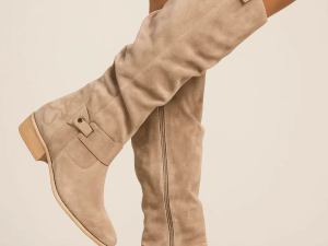 Nayra™ | Elegante Hoge Dameslaarzen van Suède