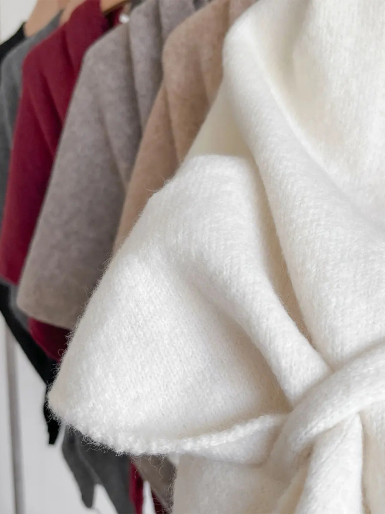 Elaris™ | Gebreide Cape & Sjaal - Afbeelding 5