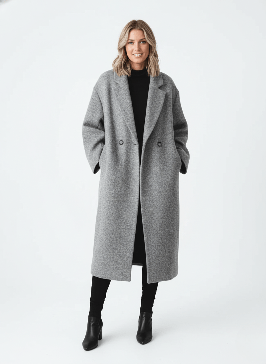 Valérie™ | Multicolor Lange Trenchcoat