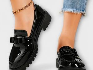 Véronne™ | Lakleren Loafers met Kwastje