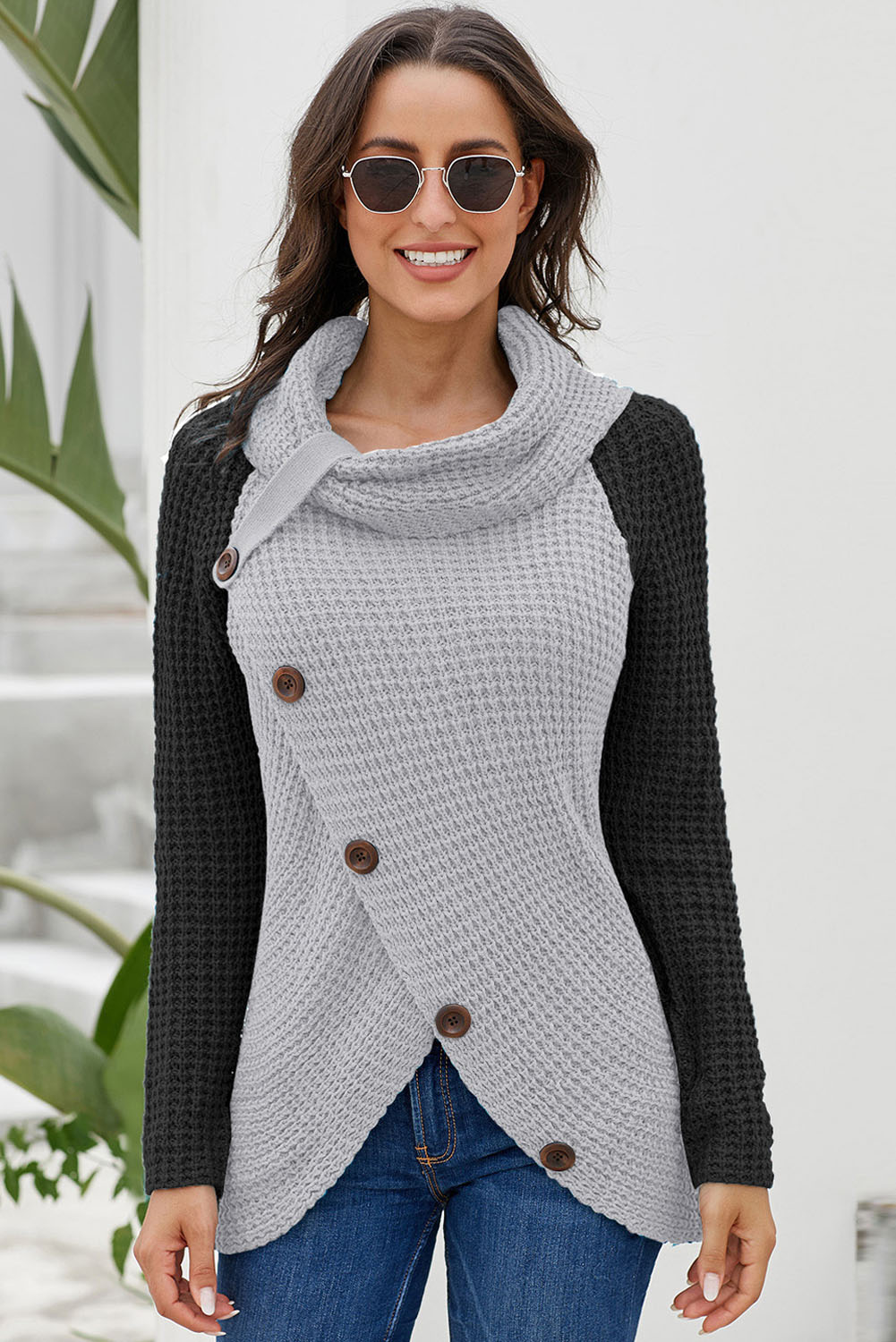 Elaris™ | Damestrui met Colkraag & Knopen