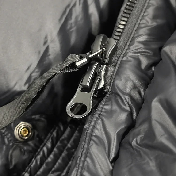 Phoebe™ | Lange Gewatteerde Donsjas met Capuchon - Afbeelding 7