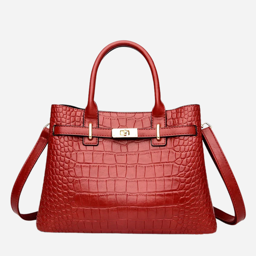 Elara™ | Elegante Handtas met Steenpatroon - Afbeelding 6