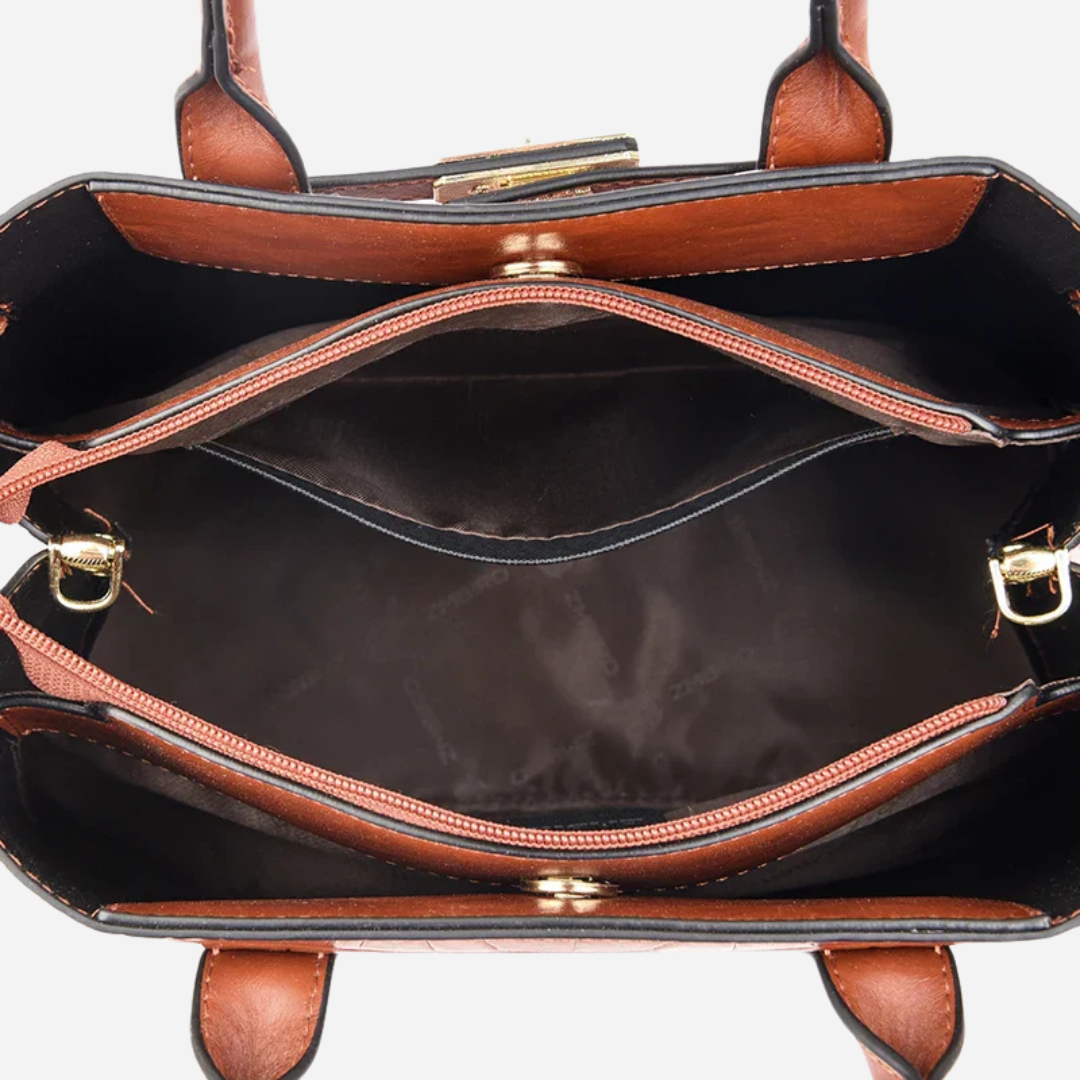 Elara™ | Elegante Handtas met Steenpatroon - Afbeelding 7