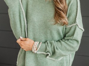 Verdeâ„¢ | Groene Gebreide Trui